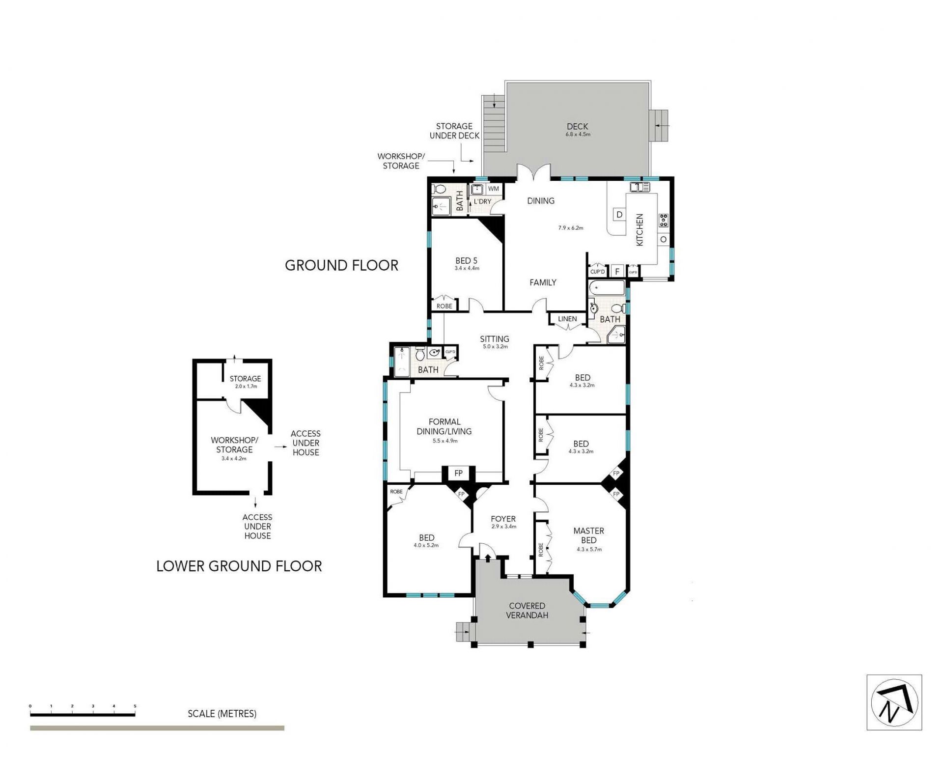 Supremely private residence with north to rear aspect