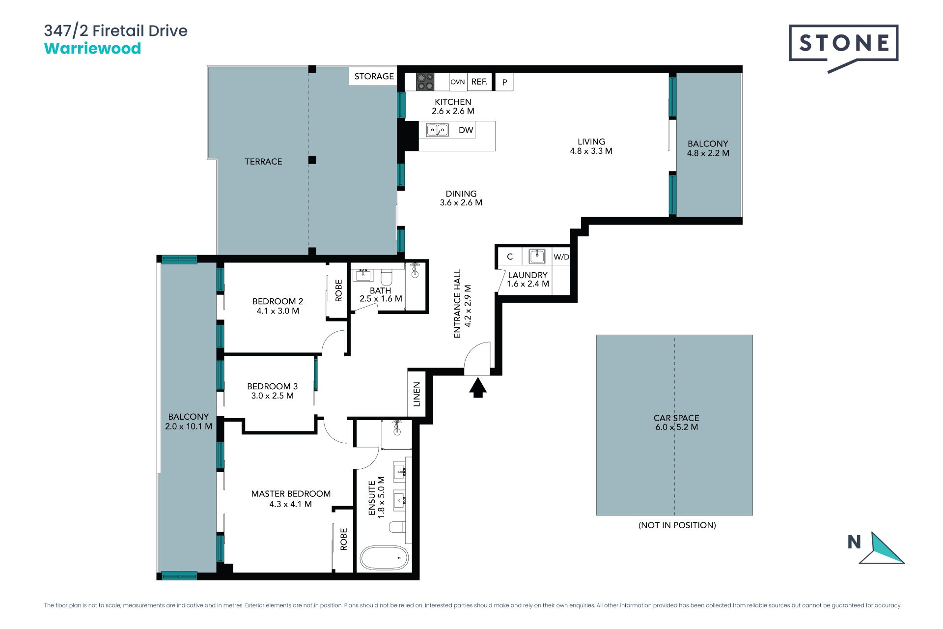 Luxurious penthouse with sunny aspect in sought after complex