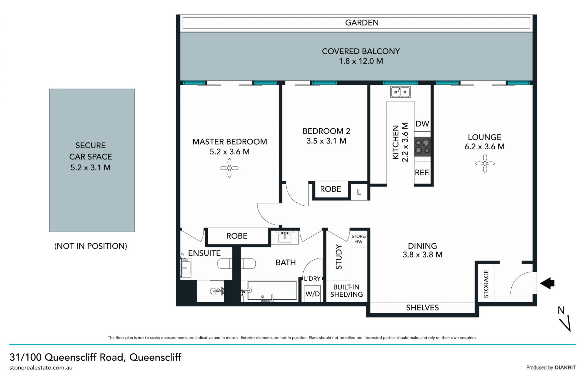 Oversized apartment in a prime beachside address