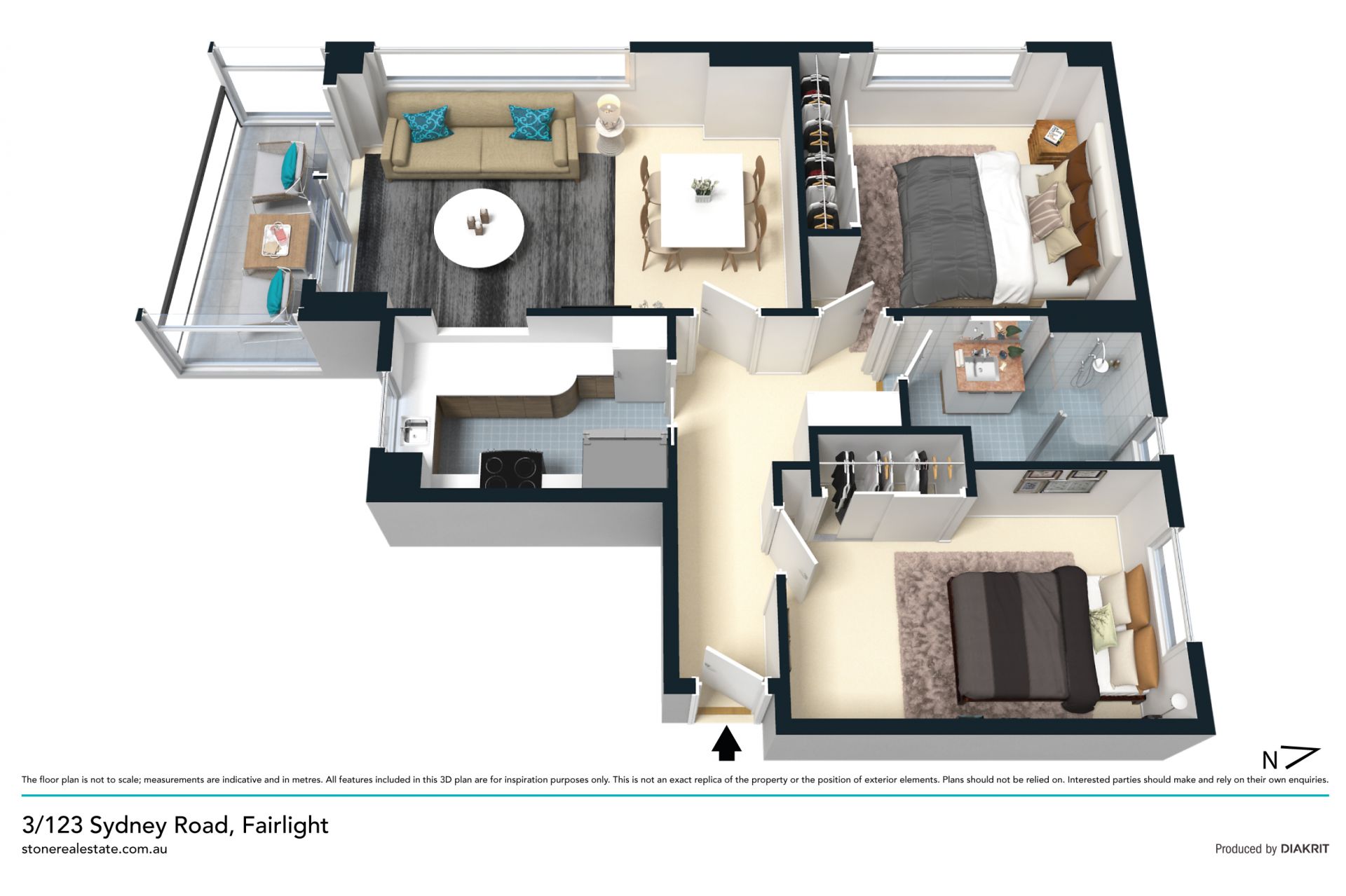 Position, potential and easy access to the beach