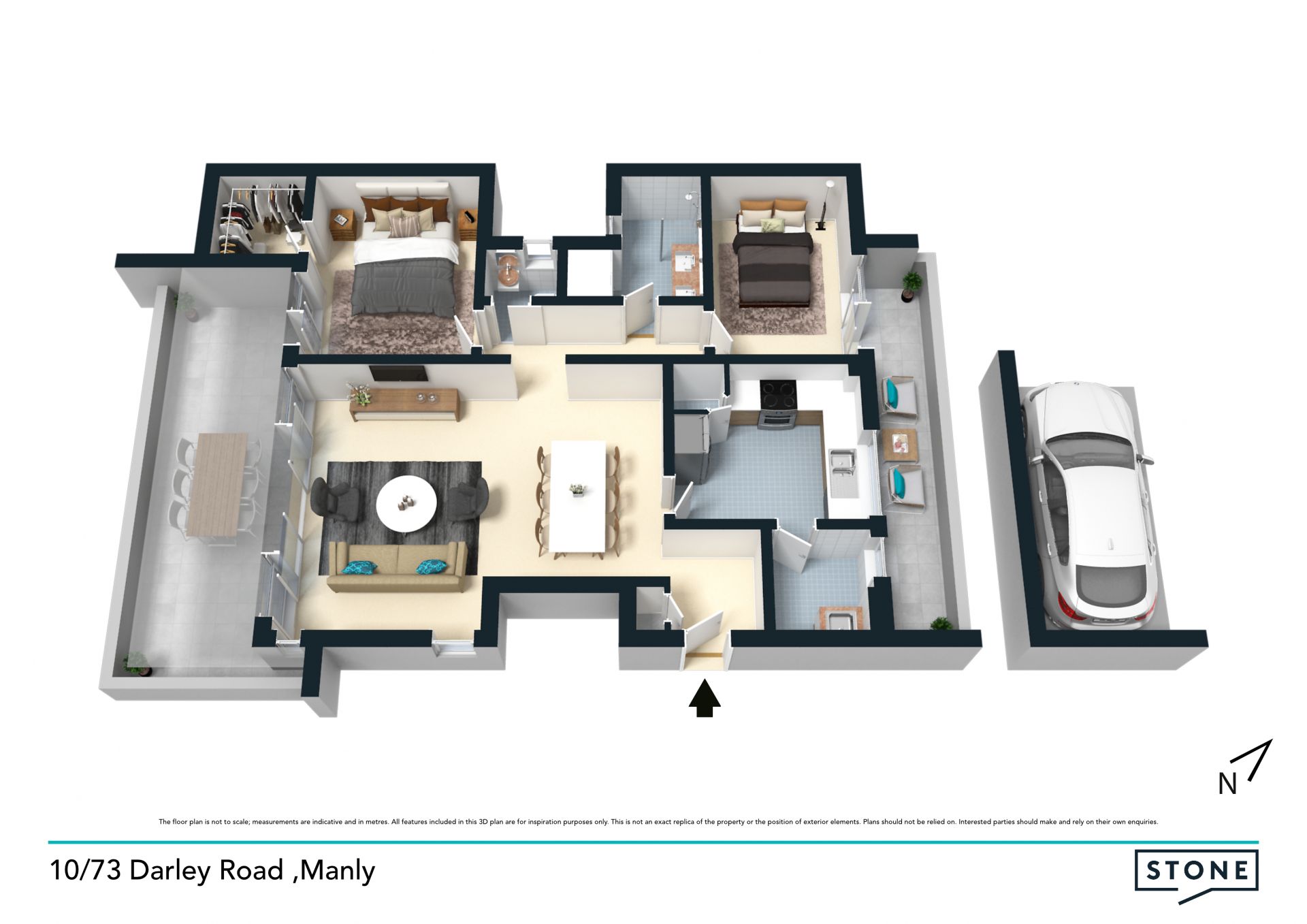 Immaculate apartment nestled on Eastern Hill