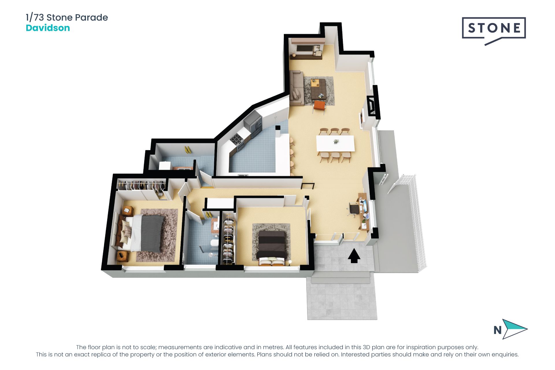 Modern apartment style flat