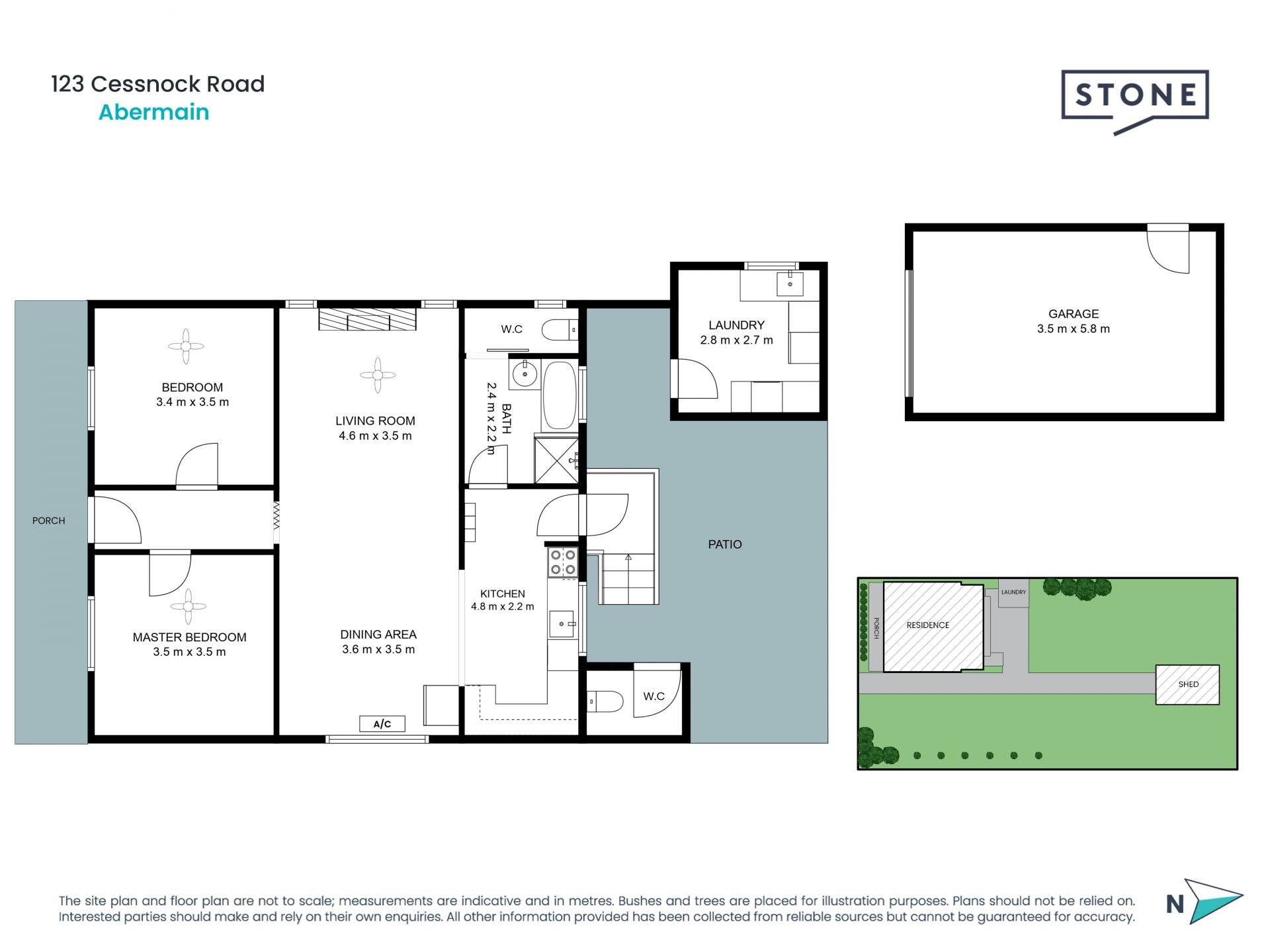 The tidiest two bedroom home with potential on 809sqm