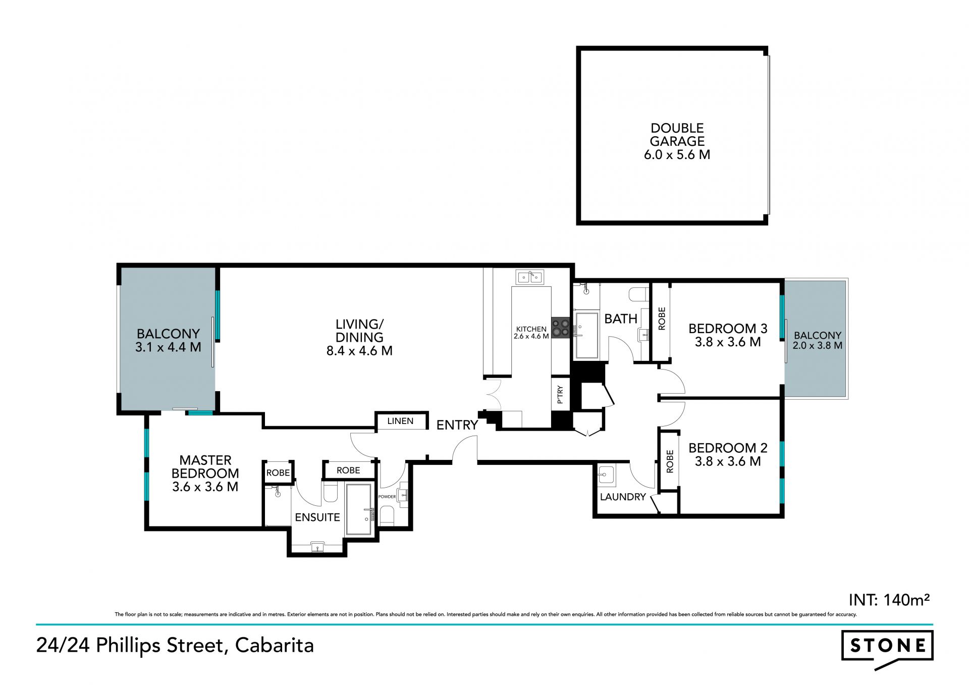Resort living three bedroom apartment with water views