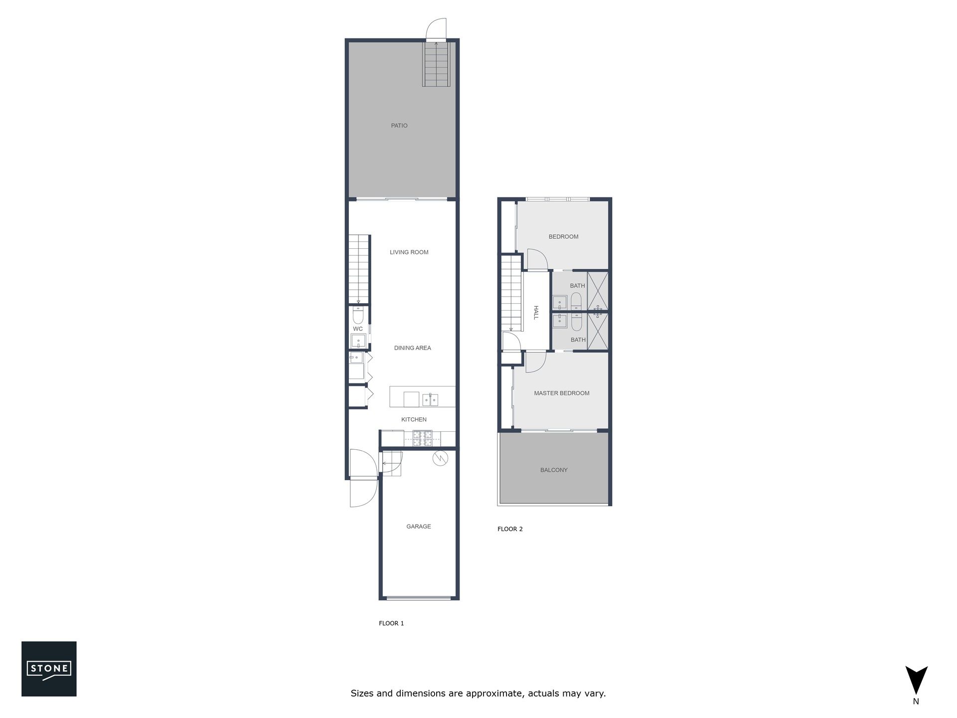 Two bedroom townhouse within minutes to the UC!