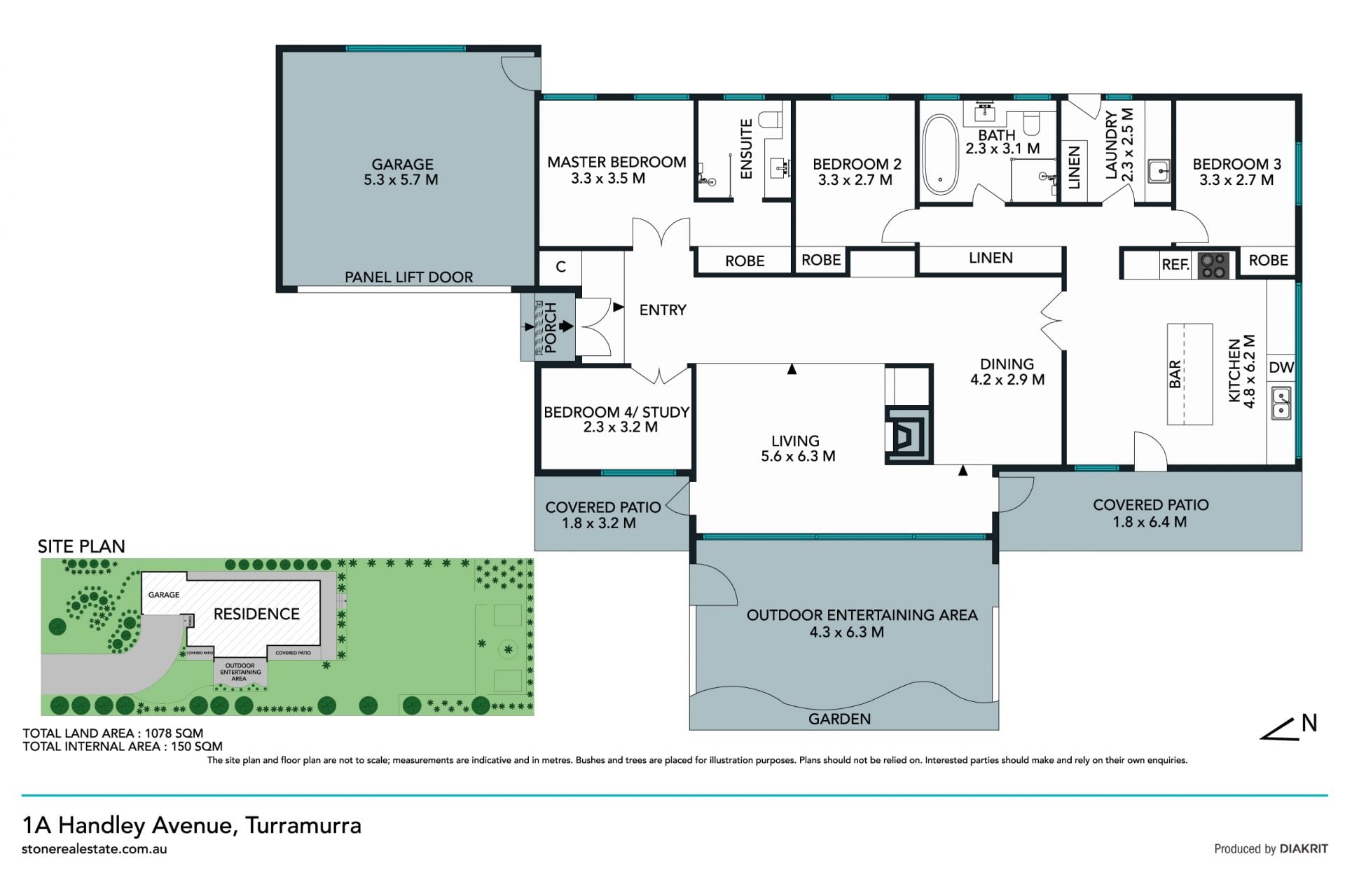 Appealing high-side family home on generous 1,078sqm block