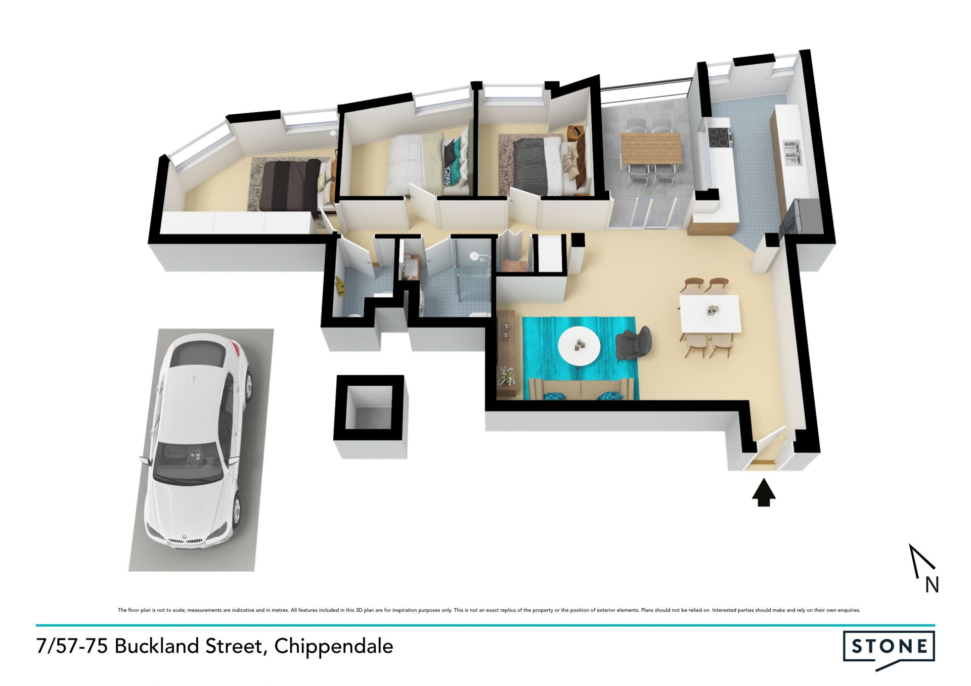 Style, space and location with a cool warehouse vibe