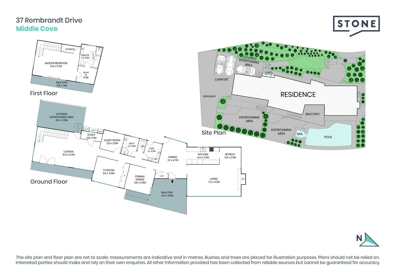 Uninterrupted water views in exclusive enclave