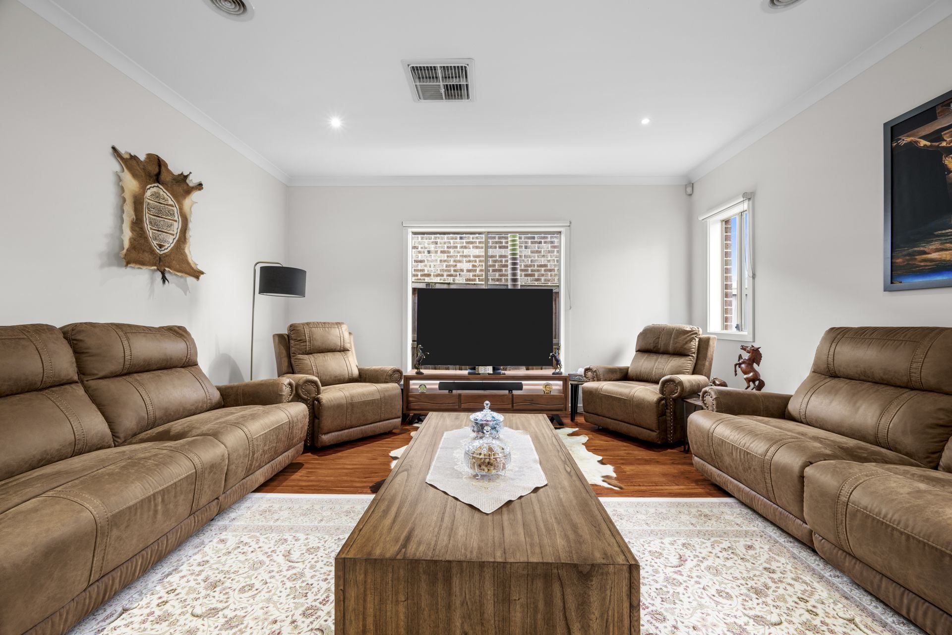 Light-Filled Family Living With Indoor Outdoor Appeal