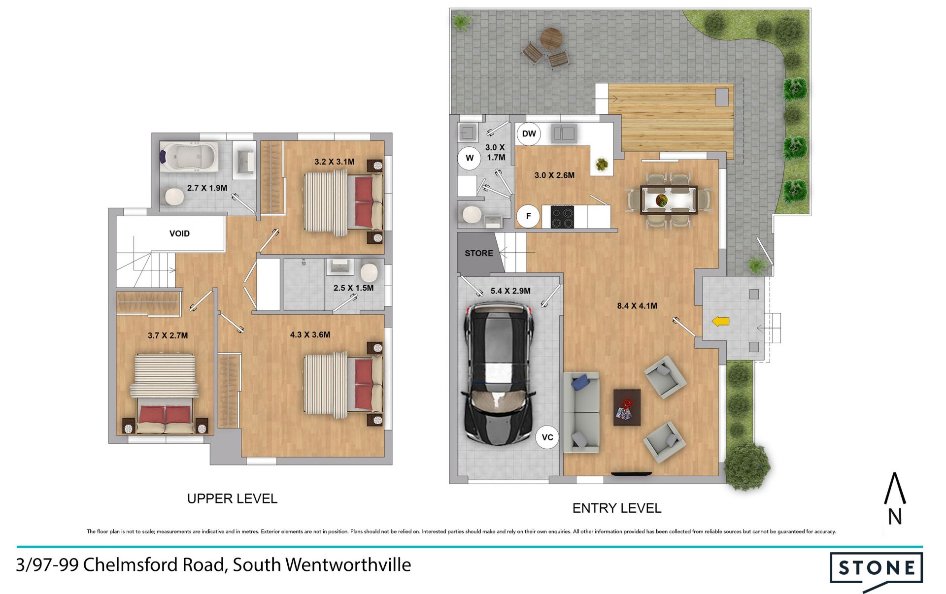 Townhouse with luxury inclusions