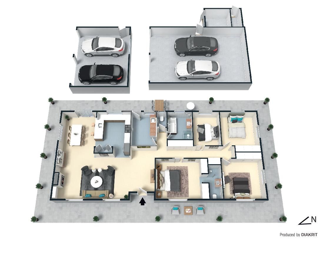 Contemporary living in an acreage setting