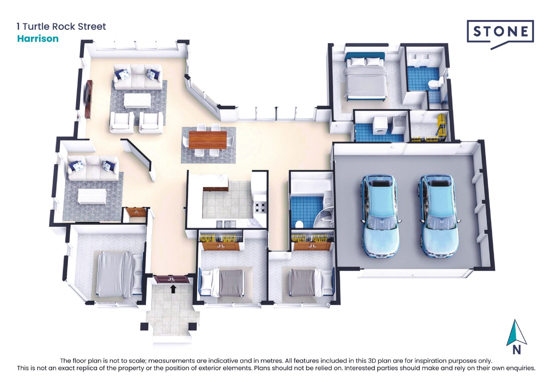 The ideal Harrison location & it is move in ready!