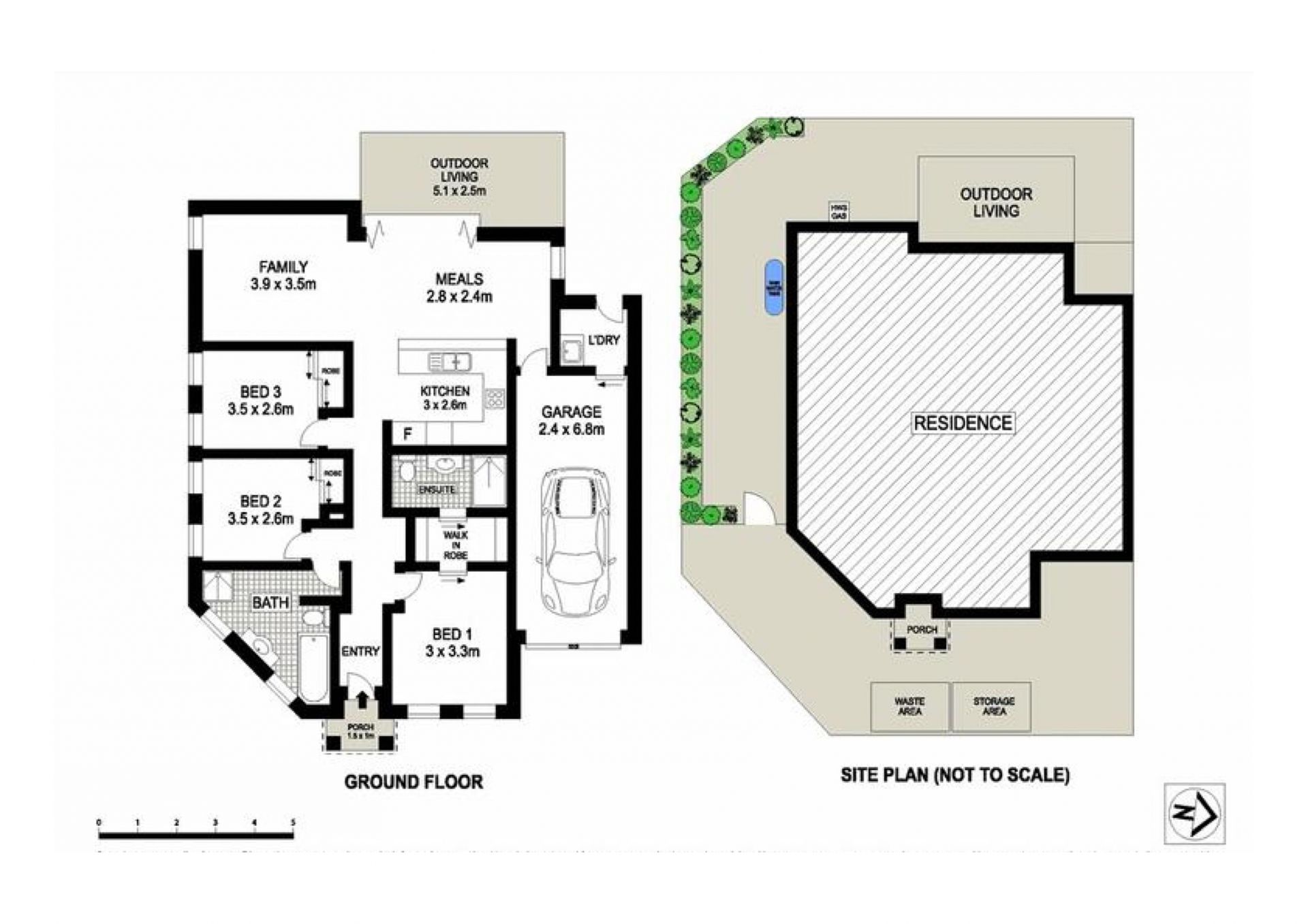 Seperate titled 3 bedroom home