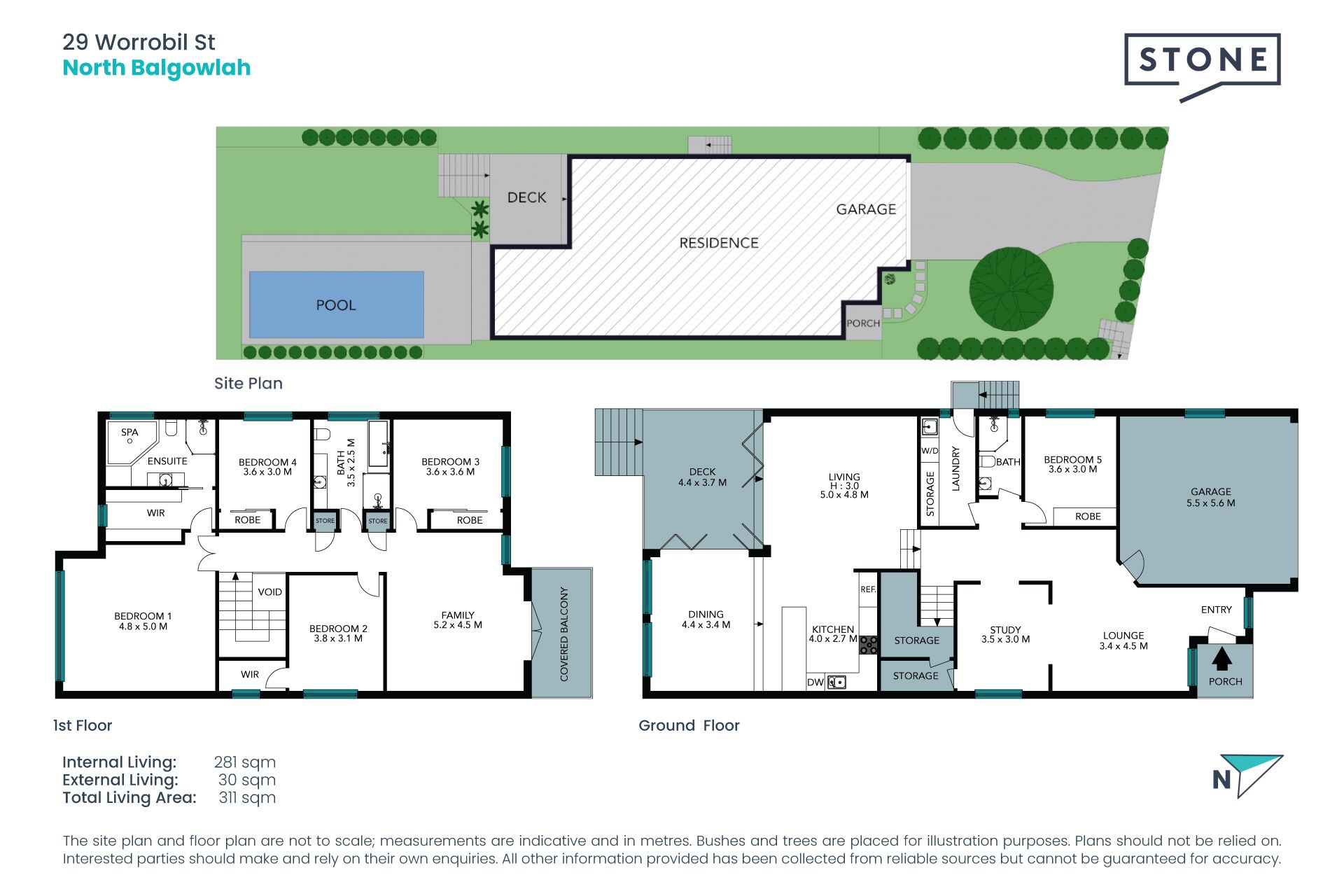 Spacious family retreat with private bushland reserve outlook