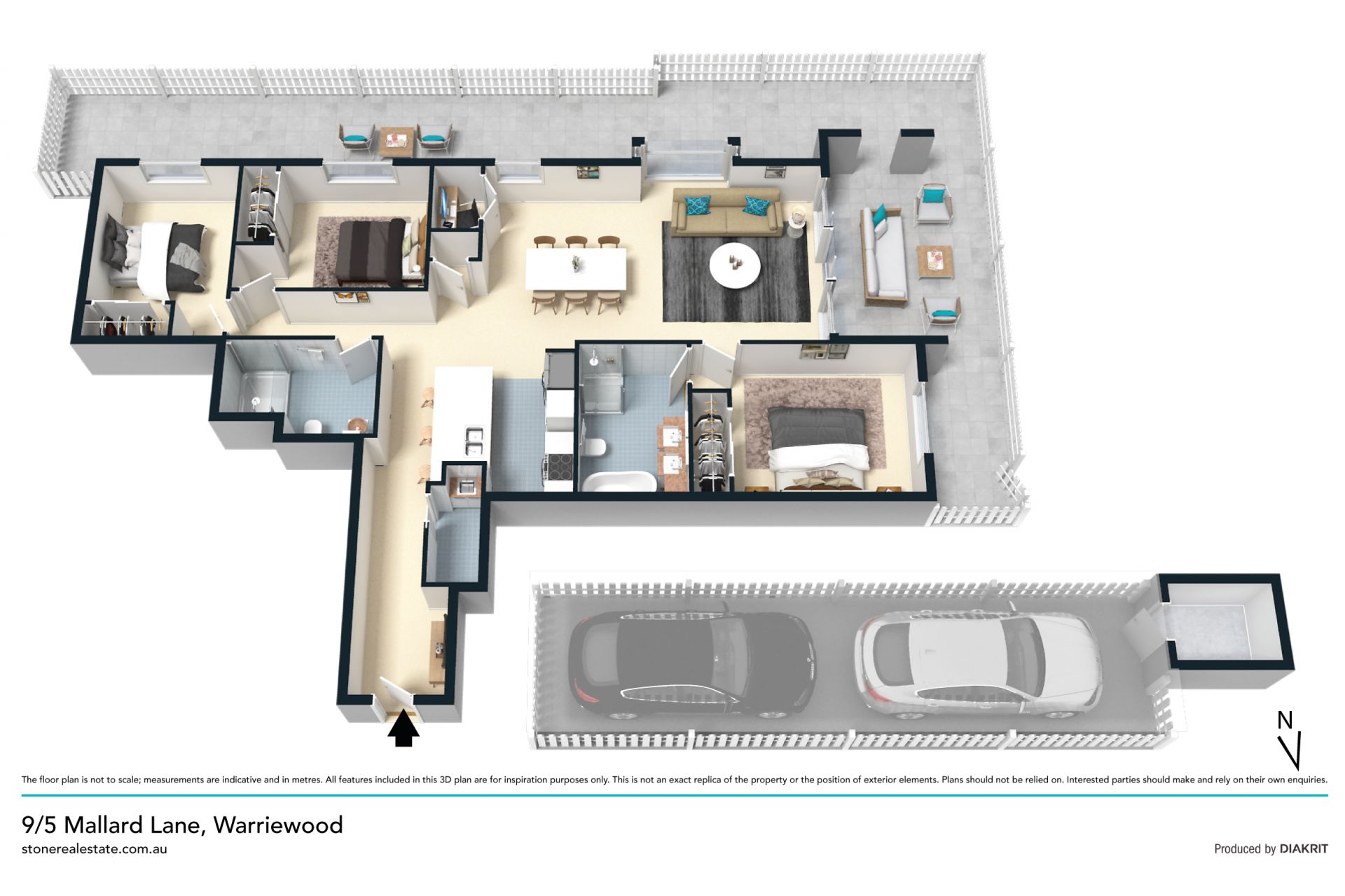 Premium courtyard apartment in sought-after complex