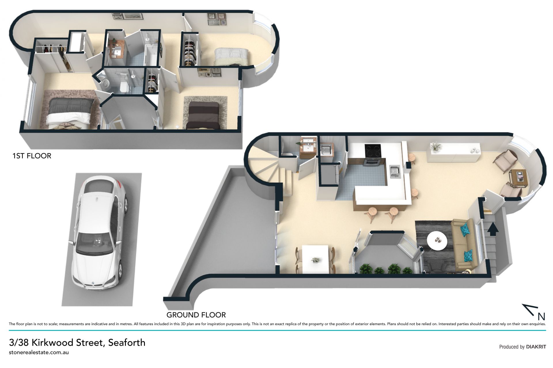Elite contemporary town home in prime leafy location