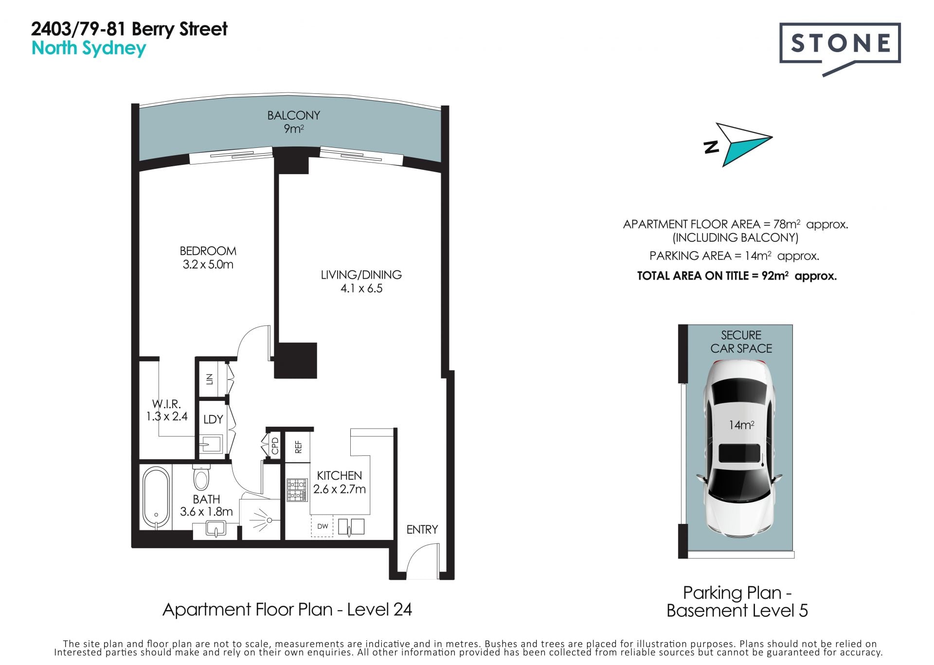 Massive 92sqm 1 Bed With Water Views & Parking Opposite Metro