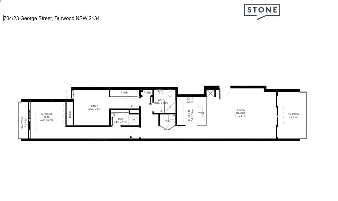 Heart of Burwood in Prime location with high quality builiding !