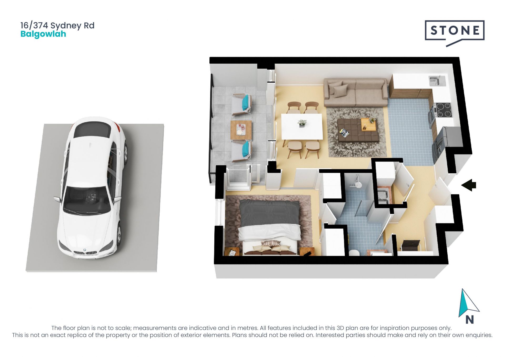 Modern apartment offering lifestyle and convenience