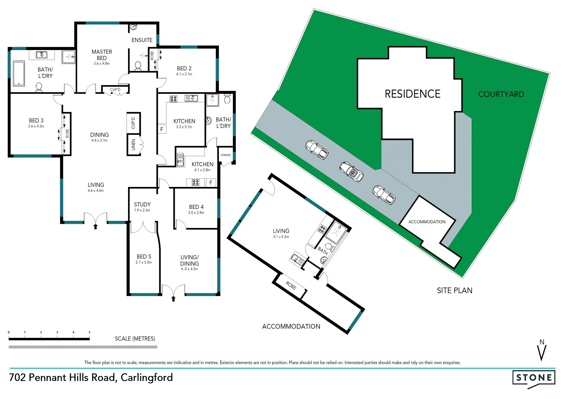 Catchment for Murray Farm Primary and Carlingford High School