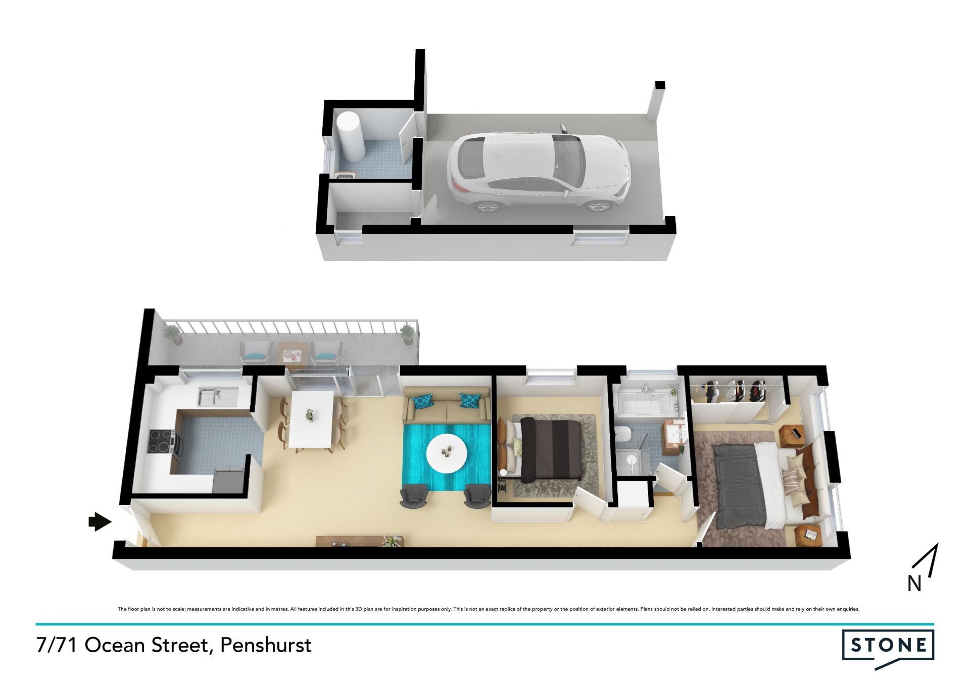 Stylish apartment in a convenient setting