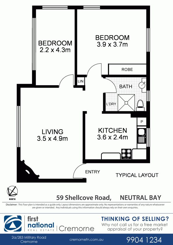 Block of 6 x 2 bed strata apartments to be sold in one line