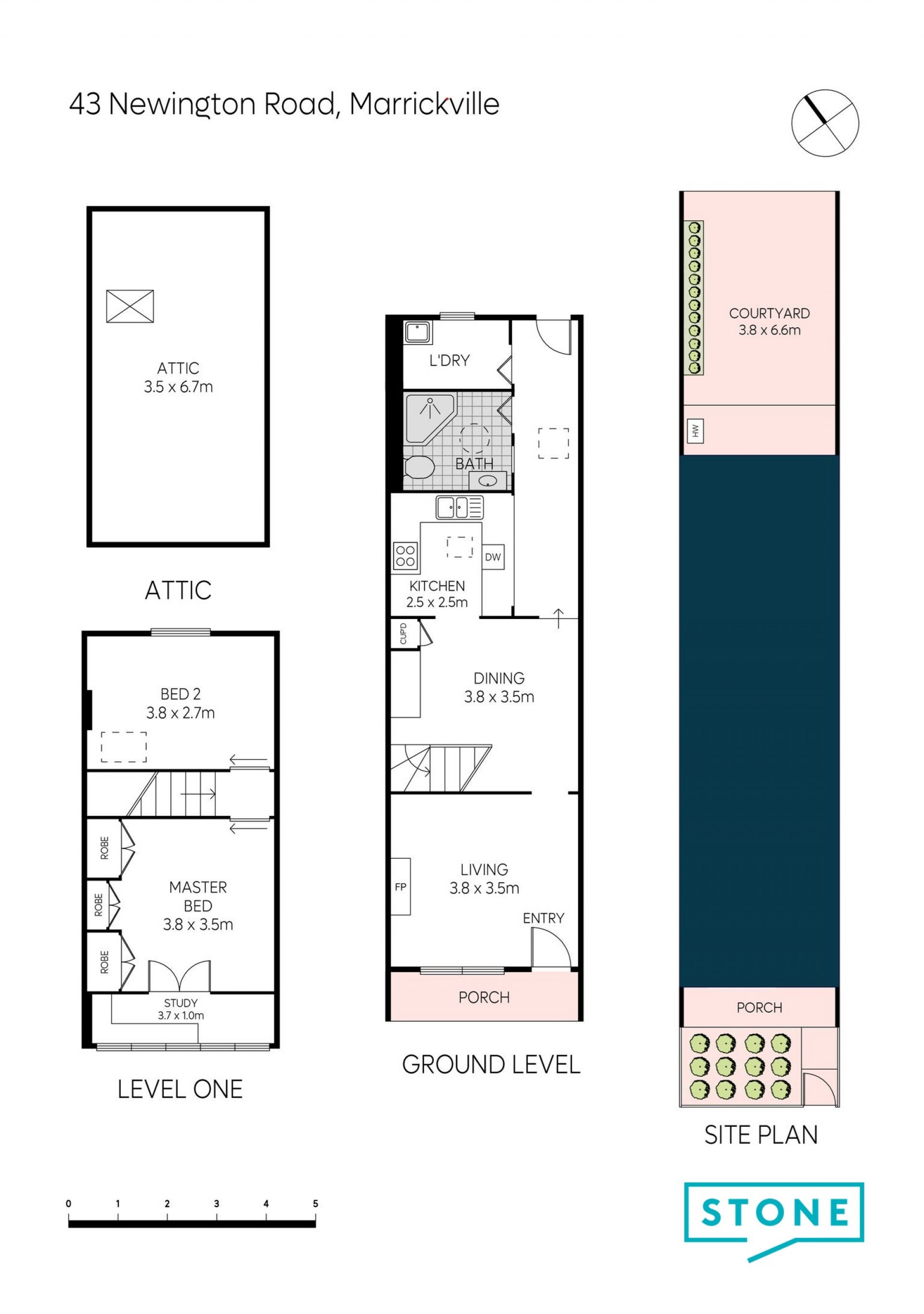 Charming two-bedroom terrace