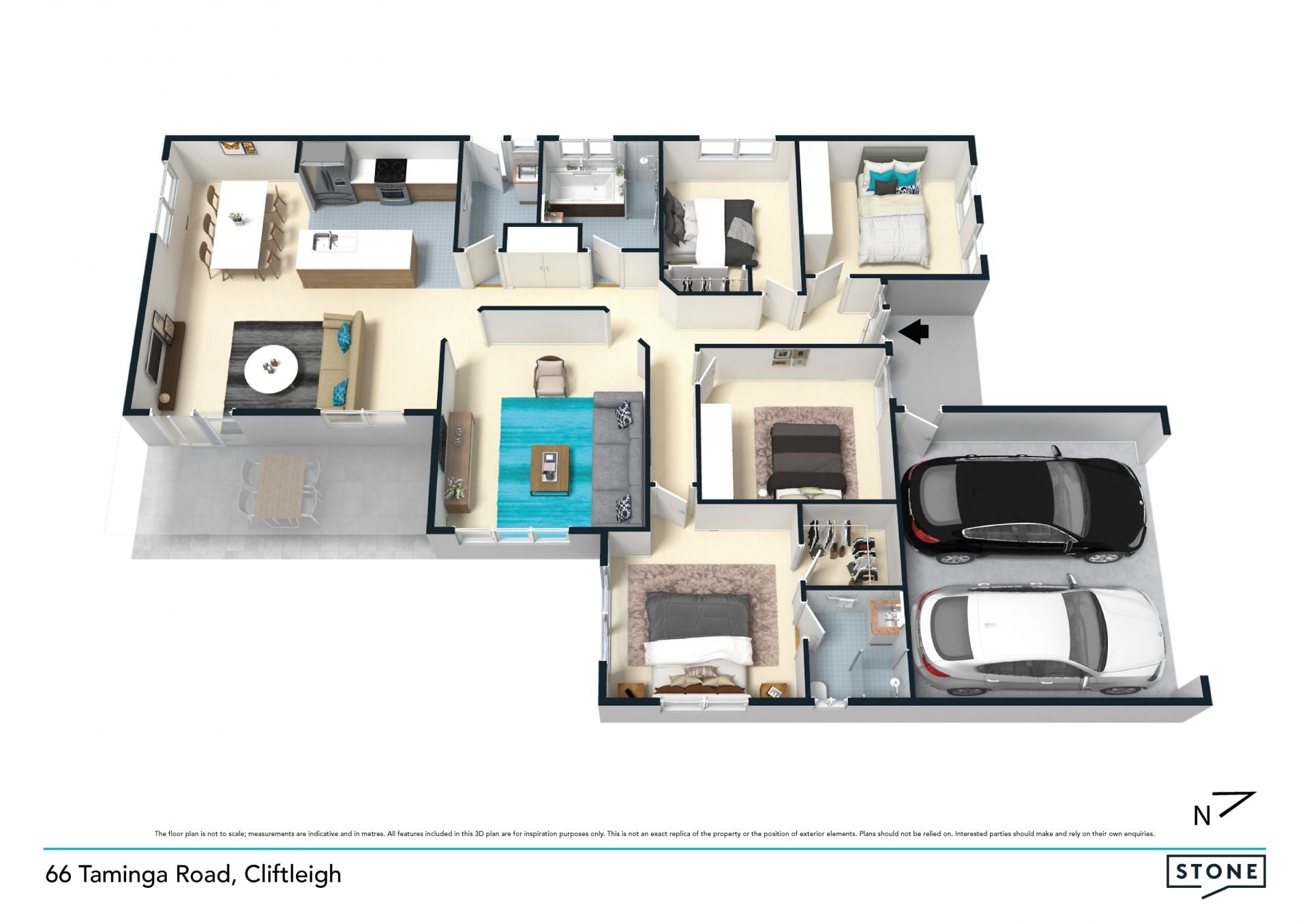 Contemporary comfort abounds