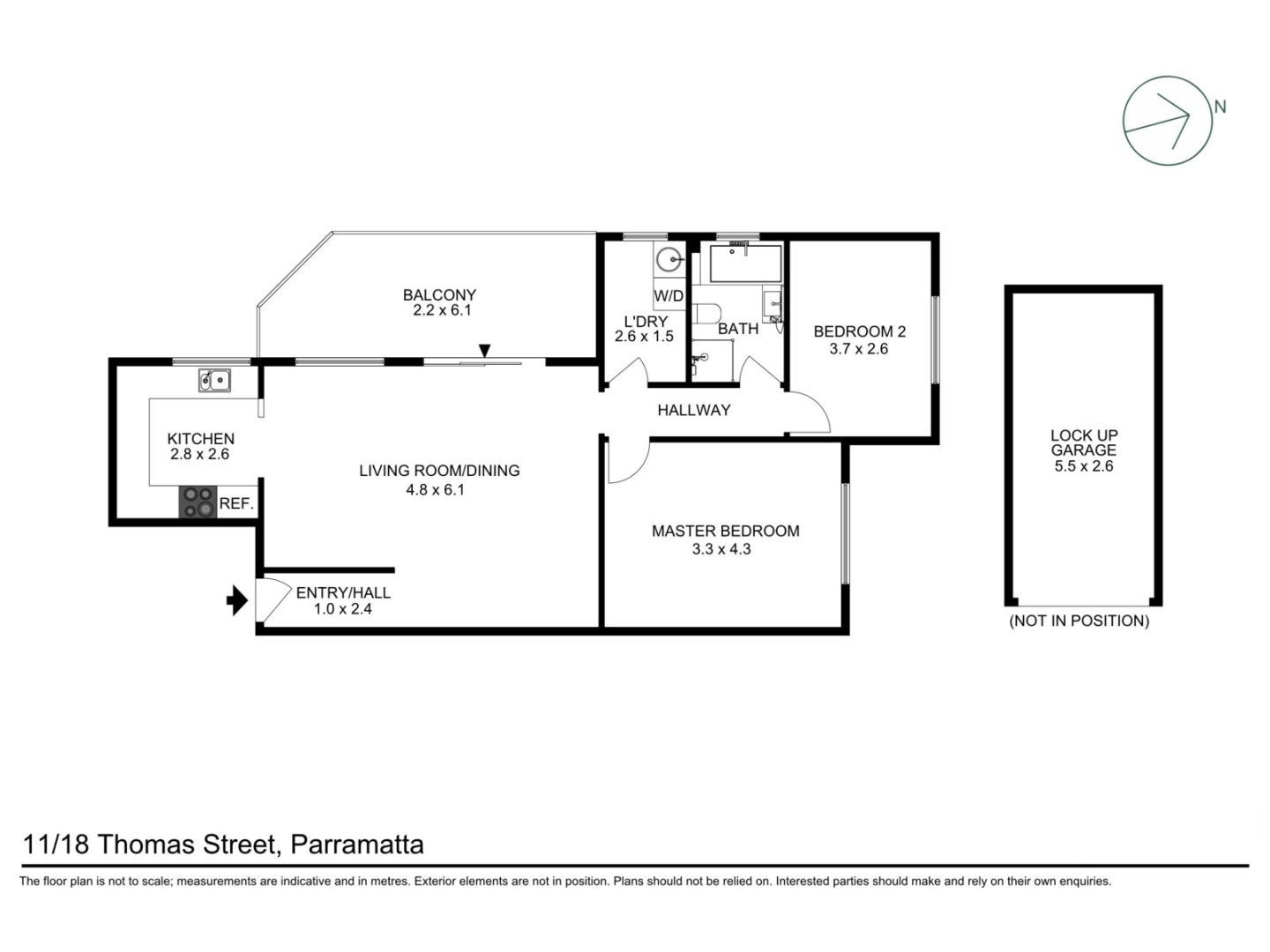 Central location, easy access to Parramatta CBD
