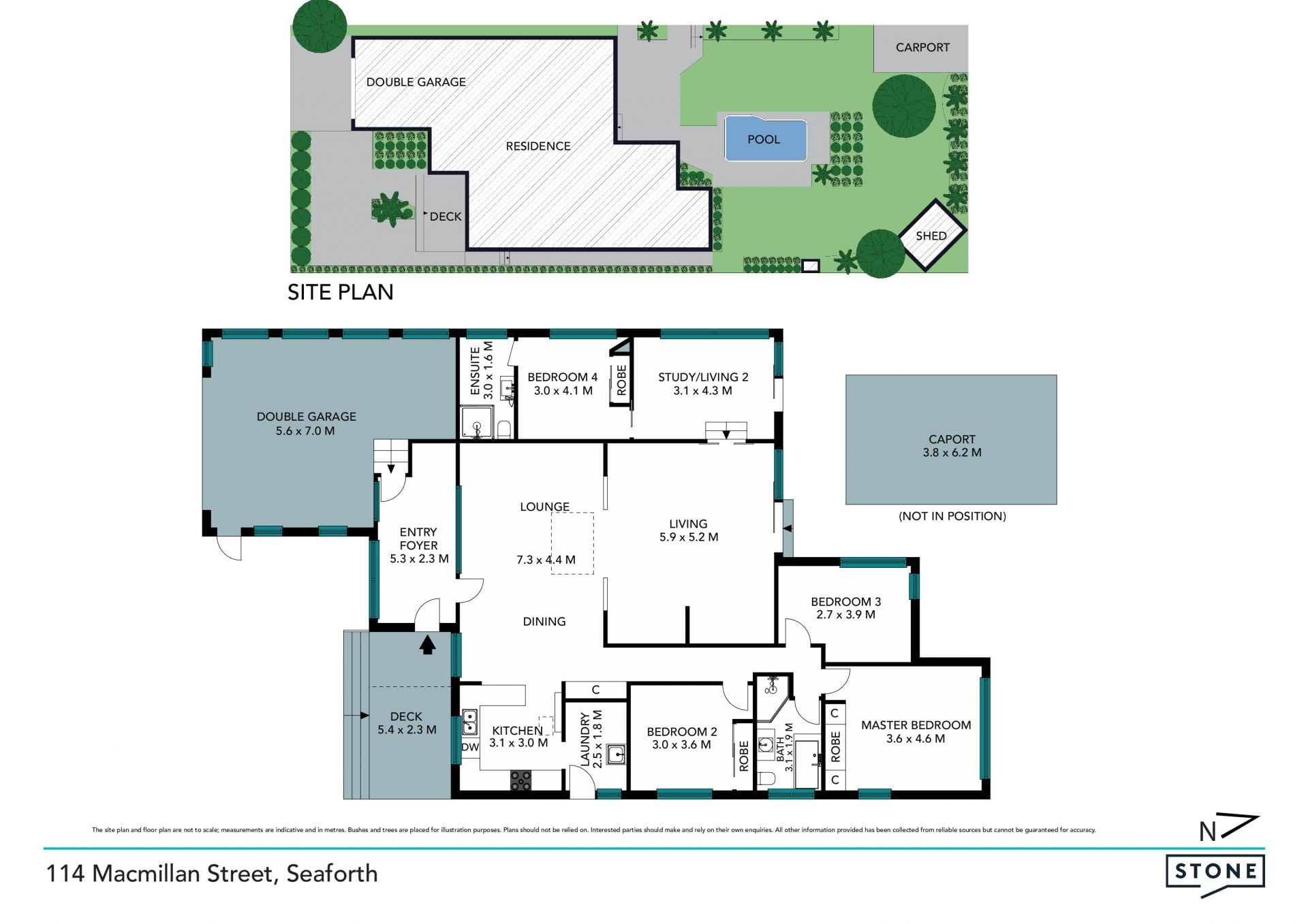 North facing family home on a 777sqm block