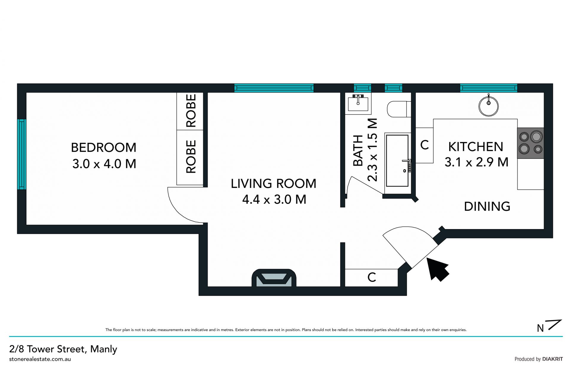 Renovated Art deco apartment in sought after location