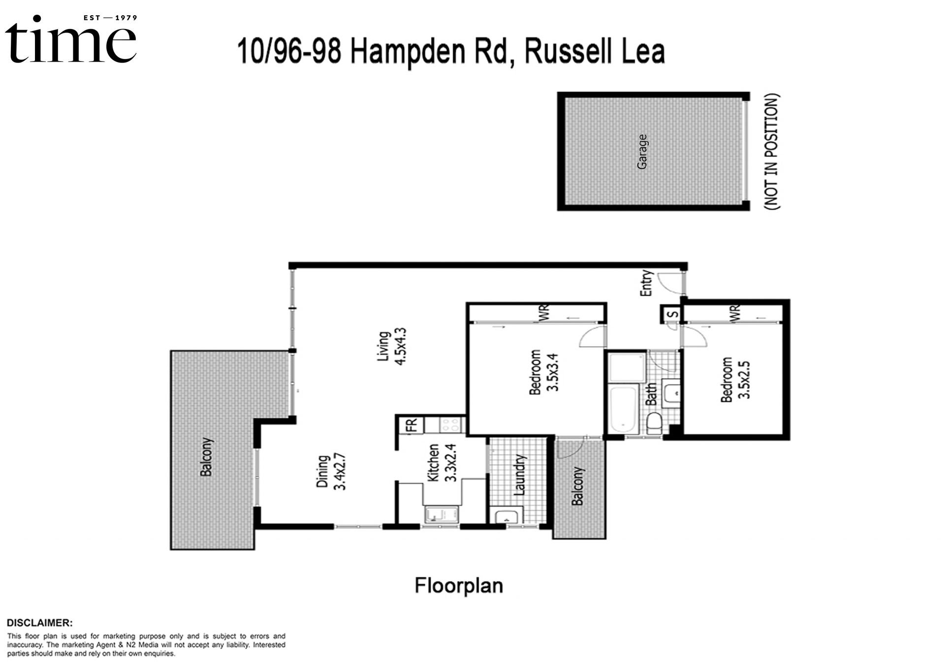 10/96-98 Hampden Road, Russell Lea NSW