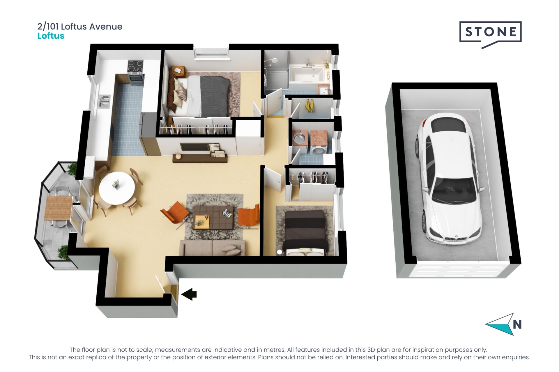 Peaceful and spacious over 55's retirement living