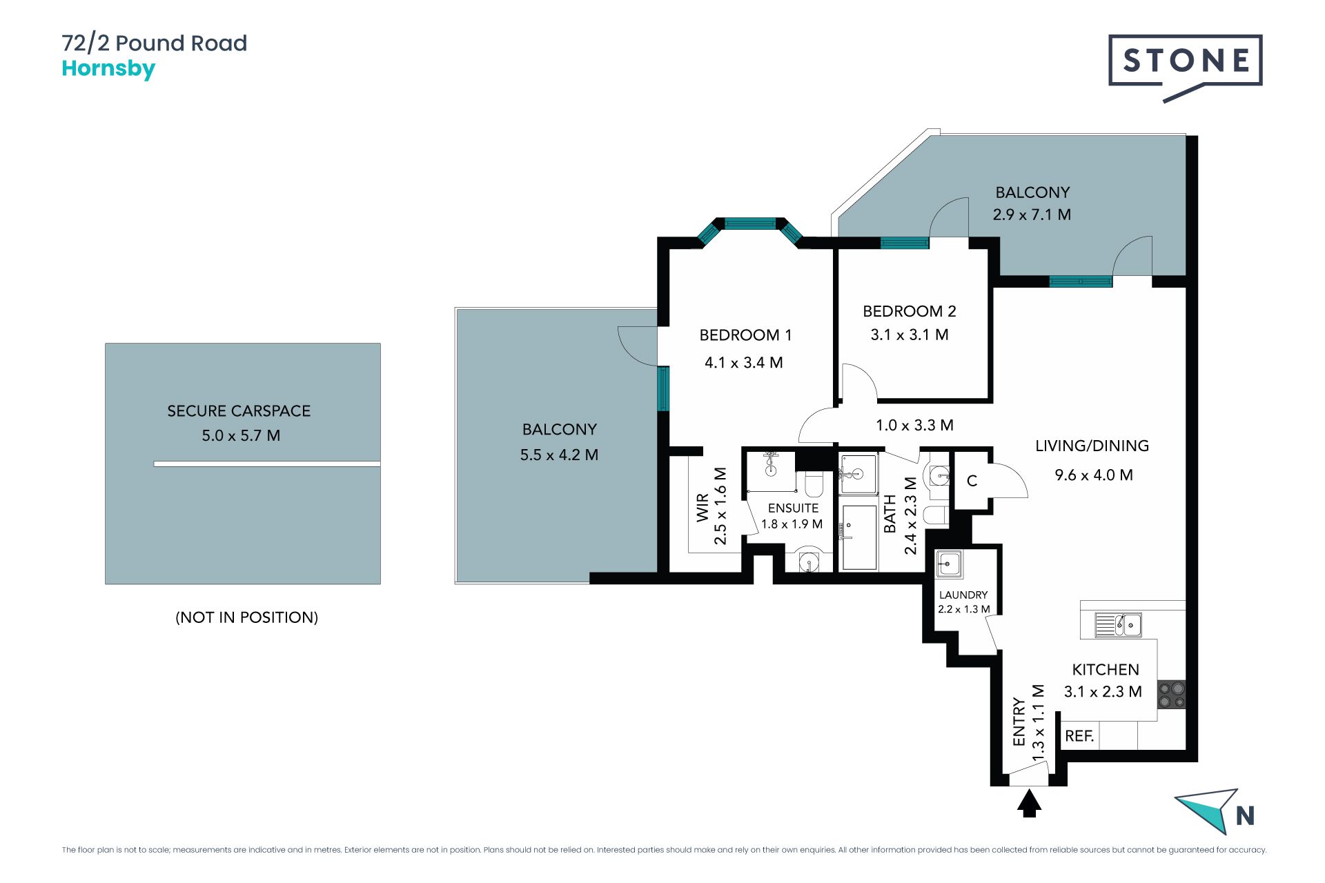 Two-bedroom Penthouse Apartment