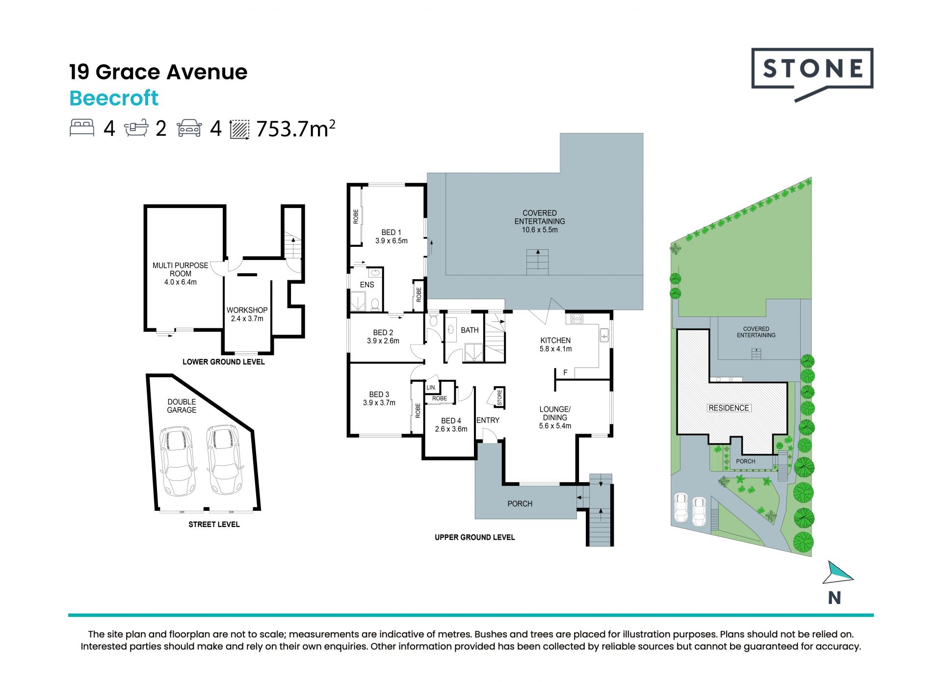 Airy and elevated double-brick classic in Cheltenham Girls zone