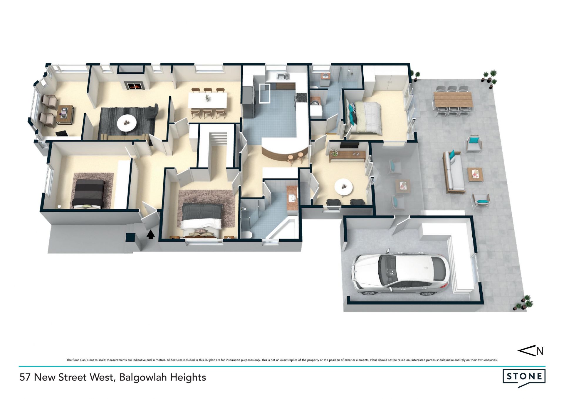 Gorgeous bungalow on a prime block by the village