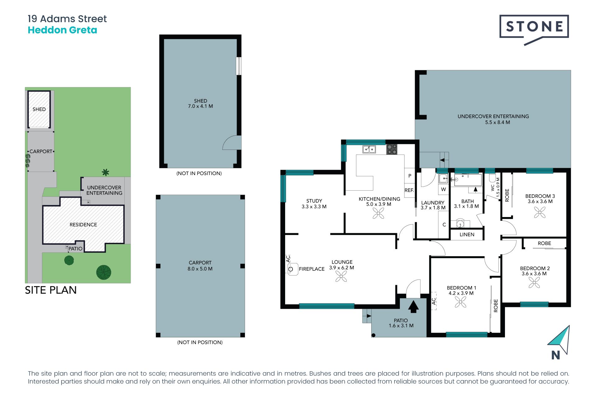 3 bedroom entertainer with van storage