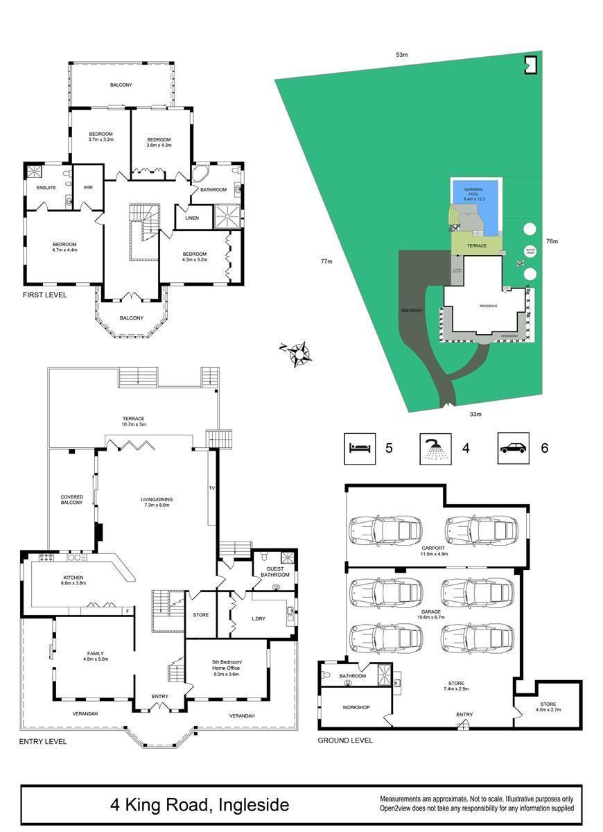 Grand Family Coastal Home with Premium Space