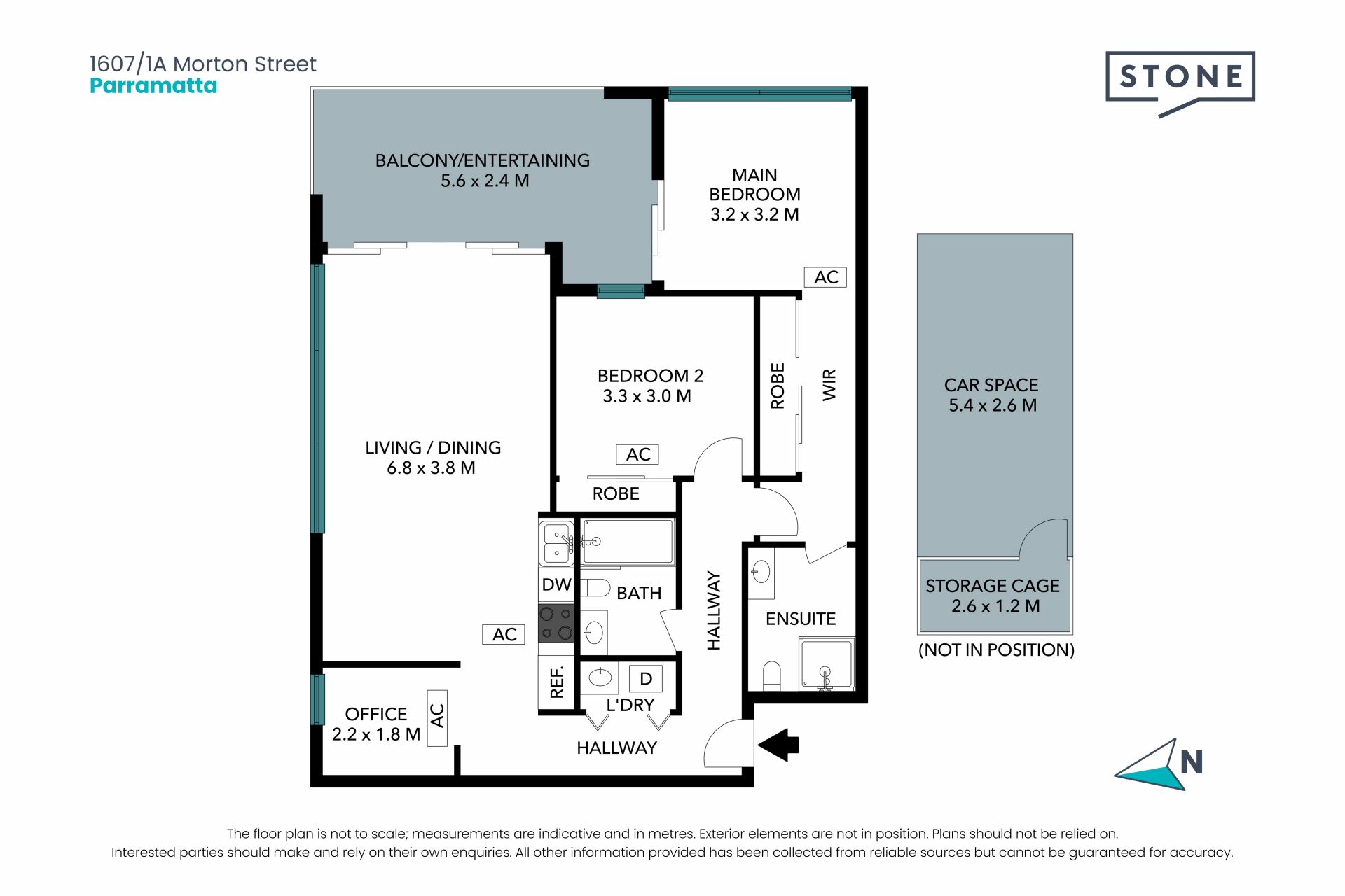 Stylish and Sleek 2 bedroom apartment