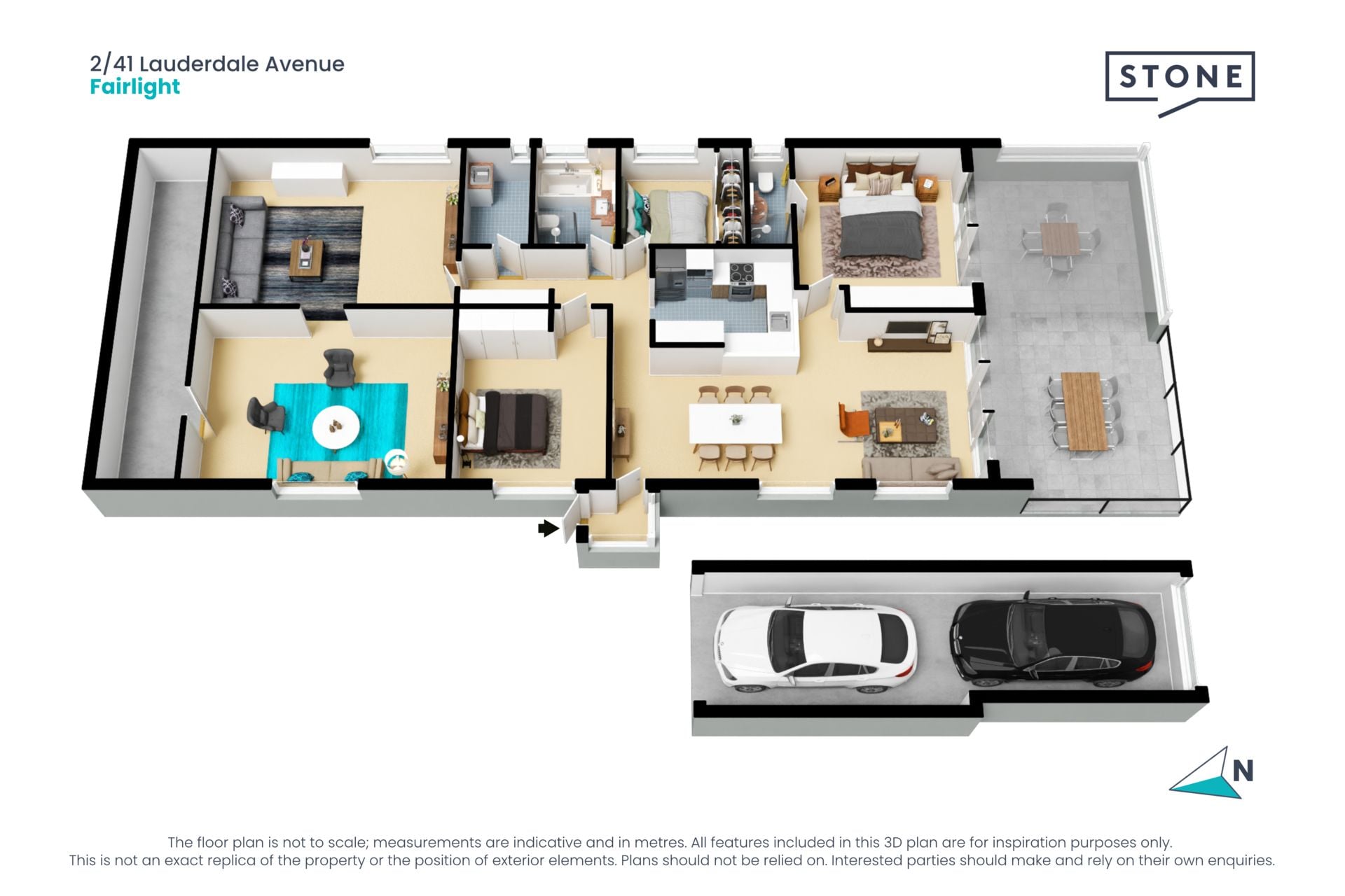 Exclusive whole floor residence with panoramic views