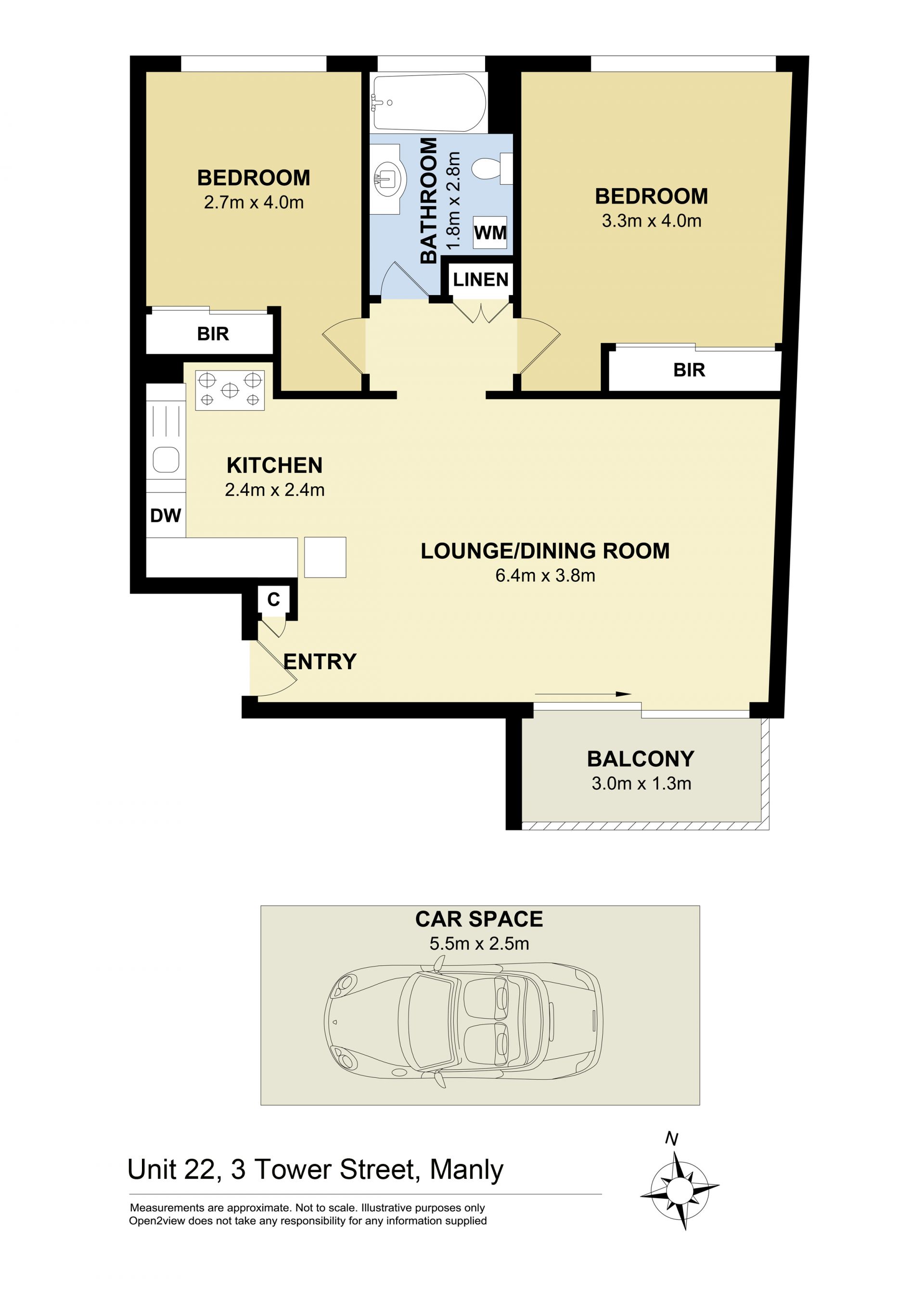 North facing apartment that ticks all the boxes