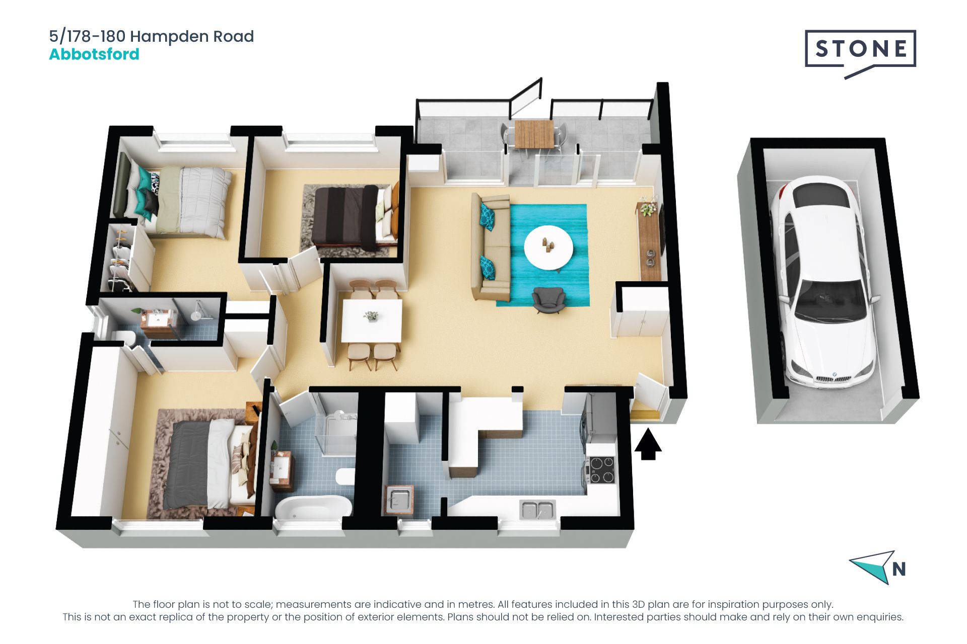 Large open plan ground floor apartment in the heart of everything