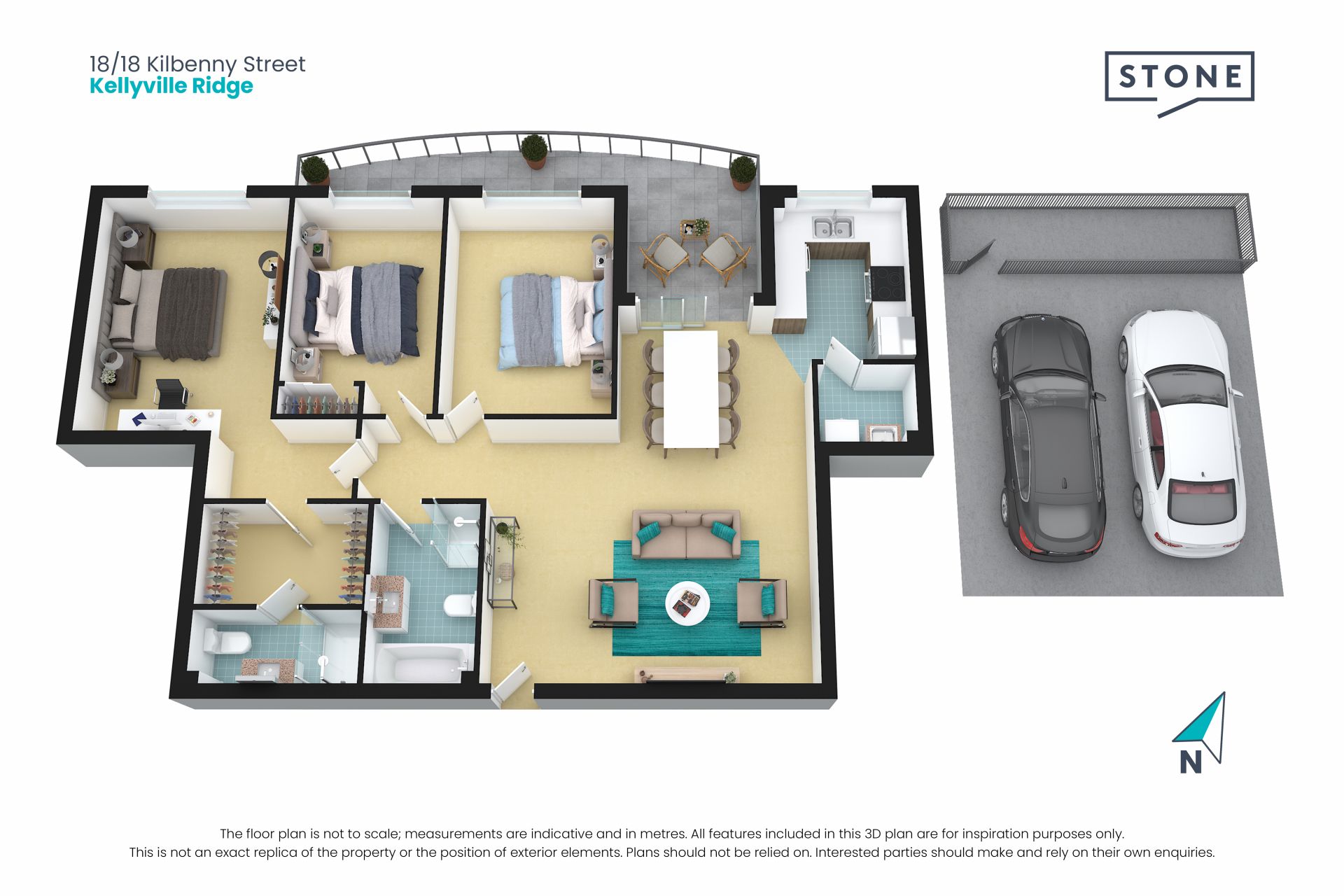 Immaculate North-Facing Top Floor Apartment