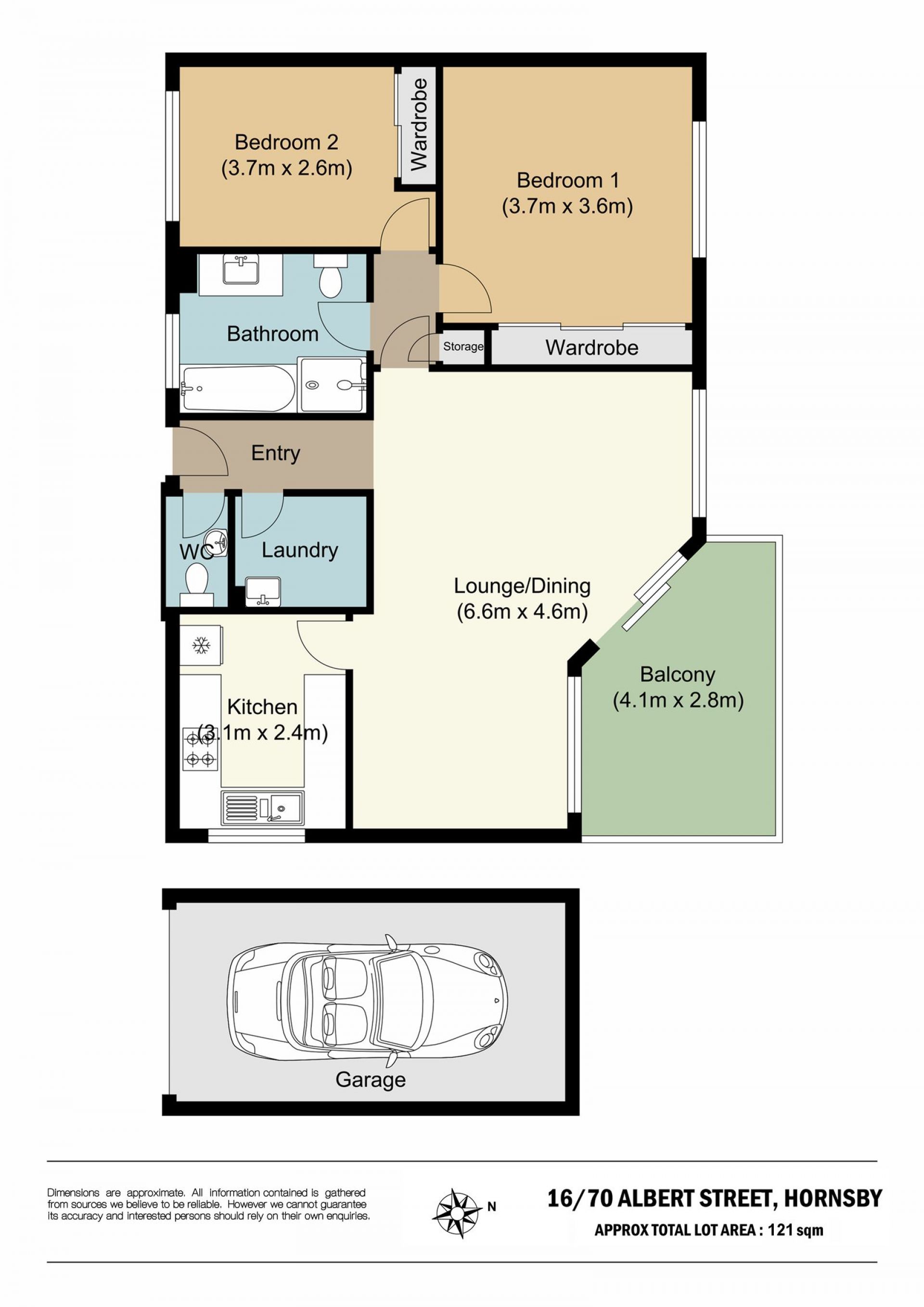 Immaculately presented 'Phoenix Palms' unit