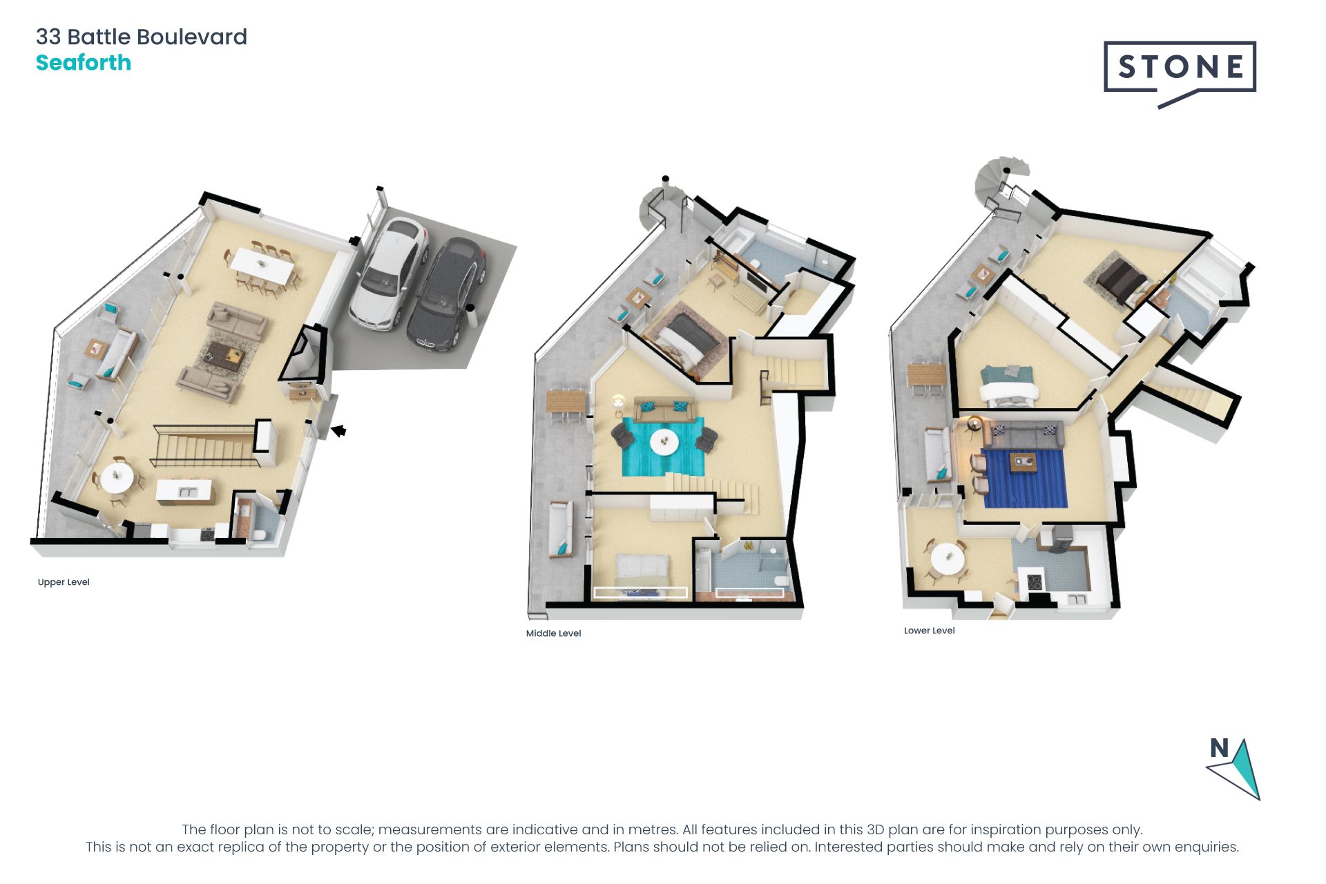 Premium deep waterfront home with 180 degree panoramas