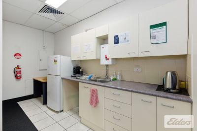 FITTED WOOLLOONGABBA OFFICE WITH 2 CAR PARKS