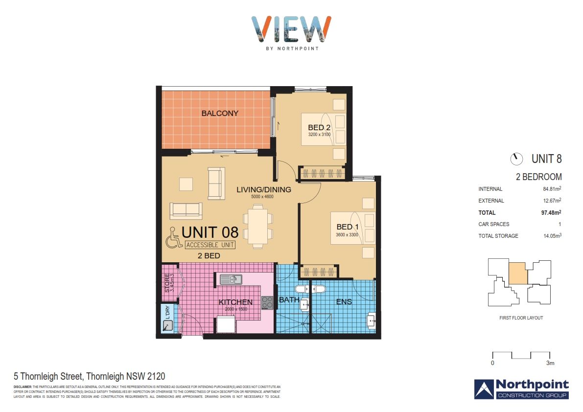 View by Northpoint - Two Bedroom Contemporary Apartment