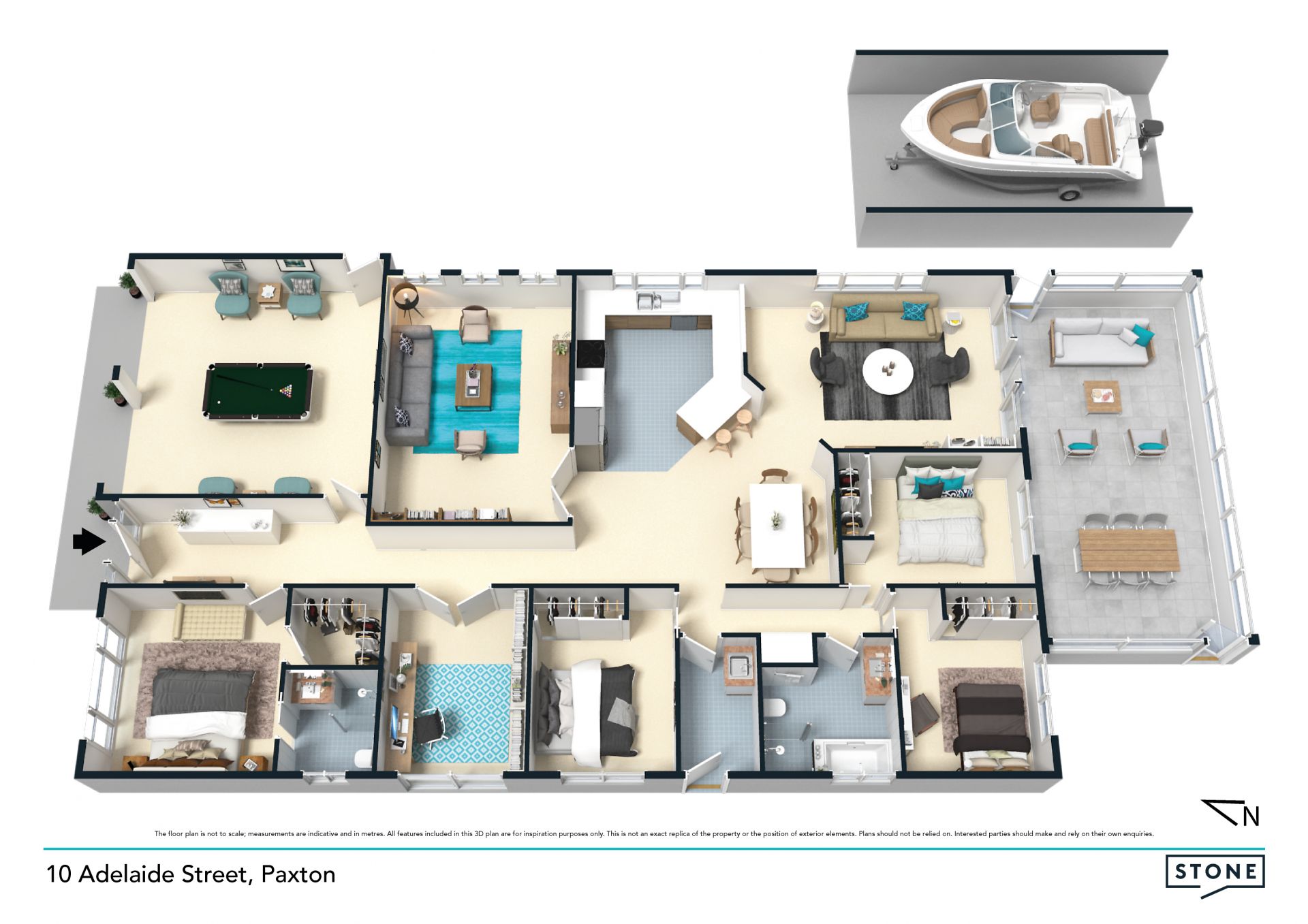 Family-sized and appointed for modern living