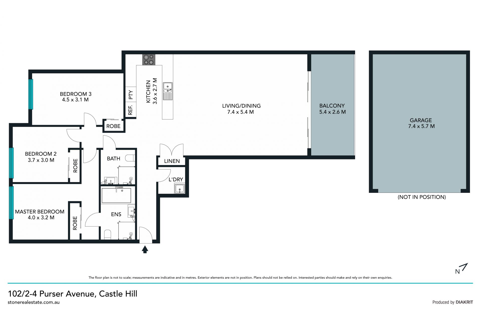 Bright and sunny - Prestigious Castle Hill location
