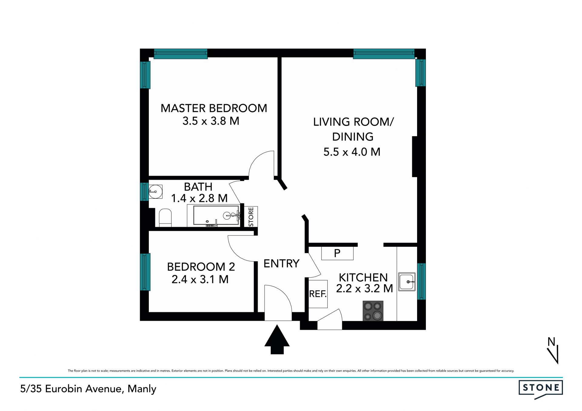 Stylish apartment in premier beachside Location